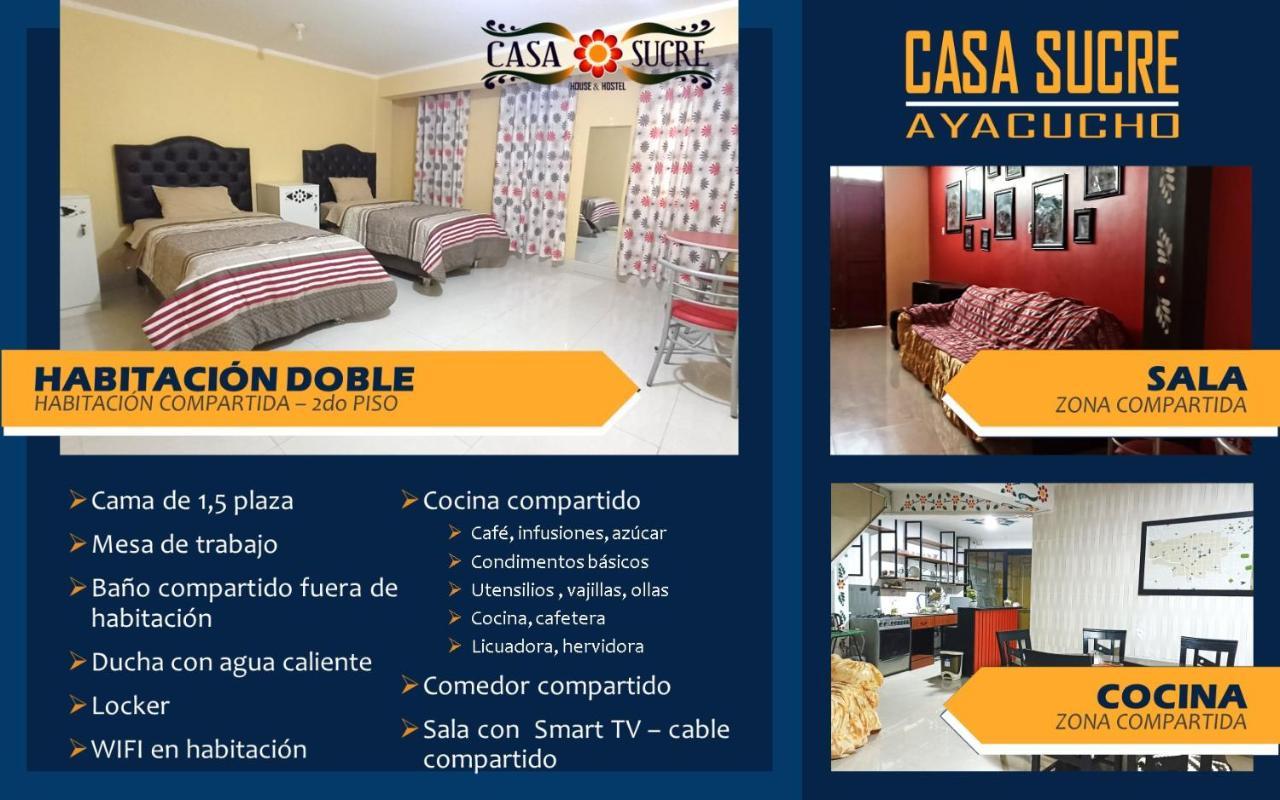 Casa Sucre Hostel Ayacucho Buitenkant foto