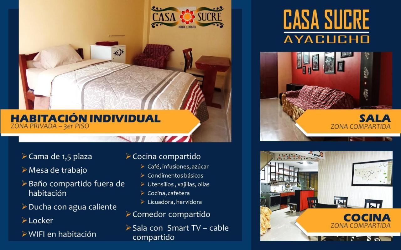 Casa Sucre Hostel Ayacucho Buitenkant foto